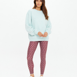 Stardust Embossed Saturn Crew - Mint