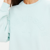 Stardust Embossed Saturn Crew - Mint