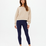Xanthe Crew Neck Wool Sweater - Sand