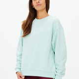 Stardust Embossed Saturn Crew - Mint