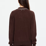 Coco Luna Cashmere Knit Top - Chocolate
