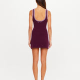 Lori Knit Mini Dress - Plum