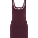 Lori Knit Mini Dress - Plum