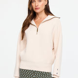 Kairo Half Zip Knit - Cream