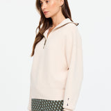 Kairo Half Zip Knit - Cream