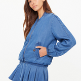 Lykke Lexi Bomber Jacket - Denim