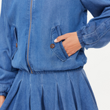 Lykke Lexi Bomber Jacket - Denim