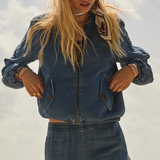 Lykke Lexi Bomber Jacket - Denim