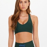 Maneki Jetta Racerback Bra - Racing Green