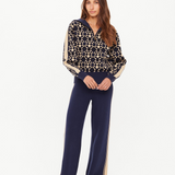 Cosmo Kairo Half Zip Knit - Geo