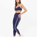 Samara 25" Midi Pant - Navy