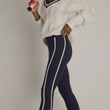 Samara 25" Midi Pant - Navy