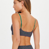 Aliki Ballet Bra - Green Gingham