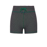 Aliki 3in Spin Short - Green Gingham