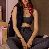 Moondance Racerback Bra - Charcoal