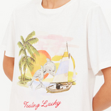 Feeling Lucky Jodhi Tee - Creme