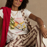 Baja Charli Drawstring Pant - Stripe