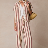 Baja Charli Drawstring Pant - Stripe