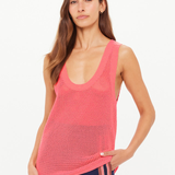 Fenway Wales Knit Tank - Blush