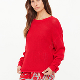 Fenway Sebastian Knit Crew - Cherry