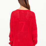 Fenway Sebastian Knit Crew - Cherry