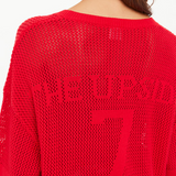 Fenway Sebastian Knit Crew - Cherry