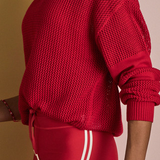 Fenway Sebastian Knit Crew - Cherry