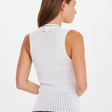 Rosella V Neck Vest - Creme