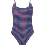 Aliki Flow Onepiece - Blue Gingham