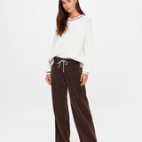 Galaxia Loretta Wide Leg Pant - Chocolate