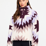 Harlow Fleece  Pullover - Maple Chaud