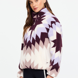 Harlow Fleece  Pullover - Maple Chaud