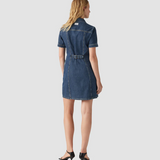 Rinoa Short-Sleeve Denim Dress - Sledge Sister
