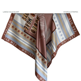 Stars & Stripes Large Silk Scarf
