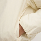 Zoie Padded Bomber Jacket - Antique White