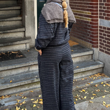 Mae Jacket - Dark Blue Check