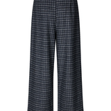Zola Pants - Dark Blue Check
