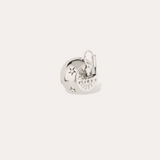 Comete Pm Earring - Silver/White