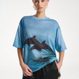 Double Dolphine Tee - Blue