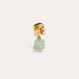 Rainbow Square Earrings - Amazonite