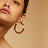 Maoro Hoop Earring - Small - Gold