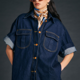 Mod Denim Shirt - Indigo