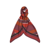 Stripe Classic Scarf - Plum