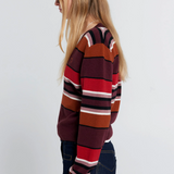 Colette Sweater - Poppy Stripe