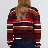 Colette Sweater - Poppy Stripe