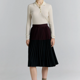 Tranquility Skirt - Black/Plum