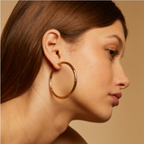 Maoro Hoop Earring - Small - Gold