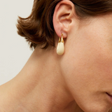 Ecume Earrings Small Size - Gold/Ivory