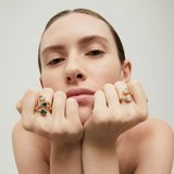 Duality Amore Ring -  Crystal