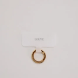 Universal Phone Strap Connector - White/Gold